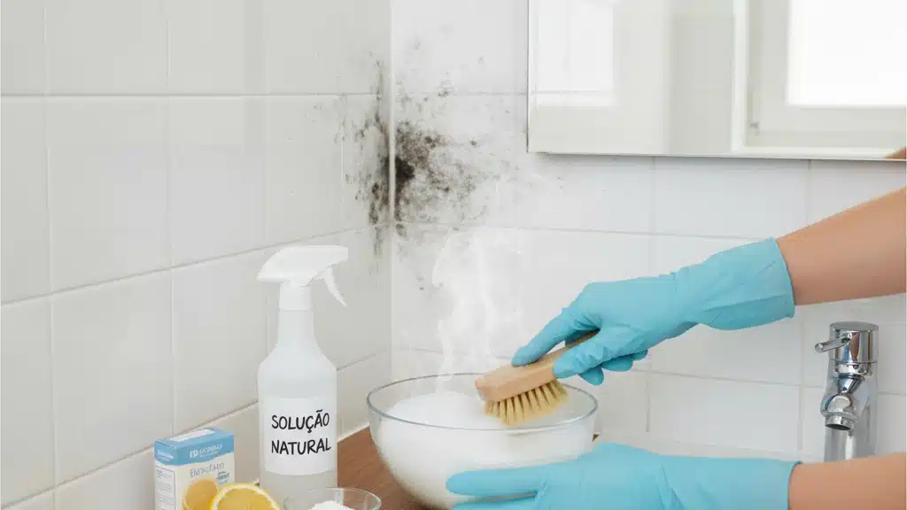 Método caseiro para remover bolor do banheiro