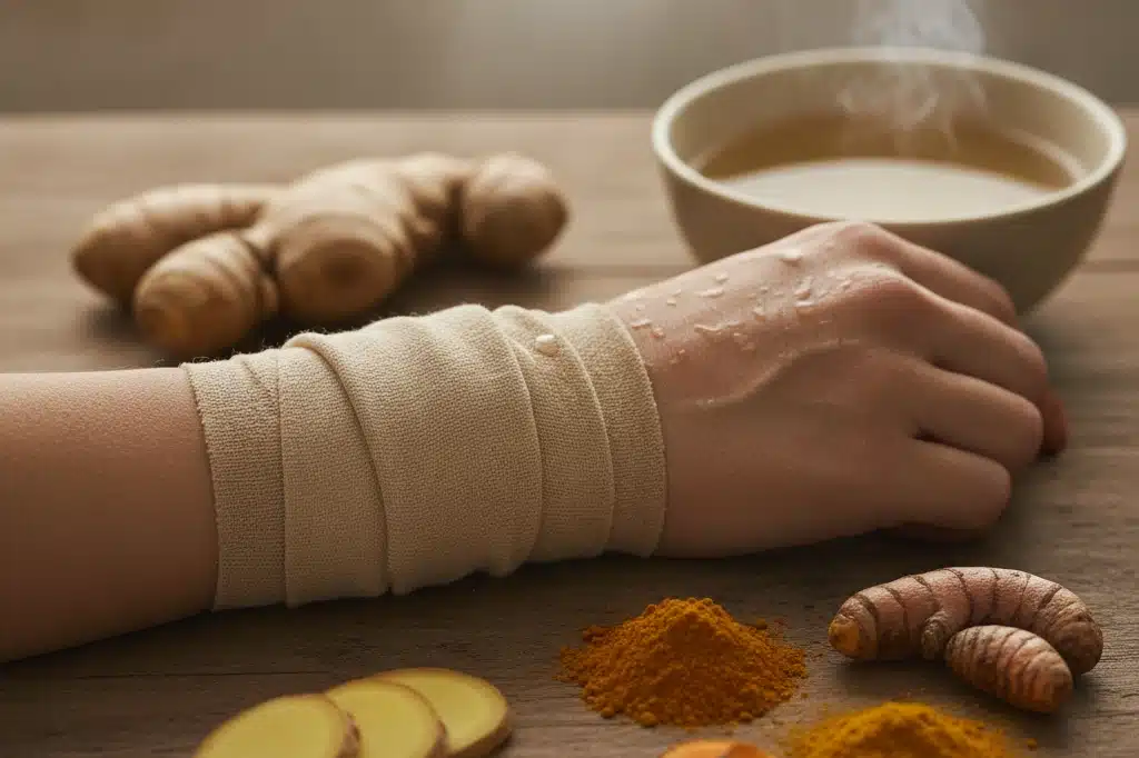 Alívio Natural da Inflamação no Pulso com Ingredientes Caseiros