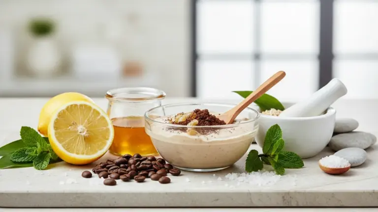 Esfoliante natural feito em casa para rejuvenescer a pele