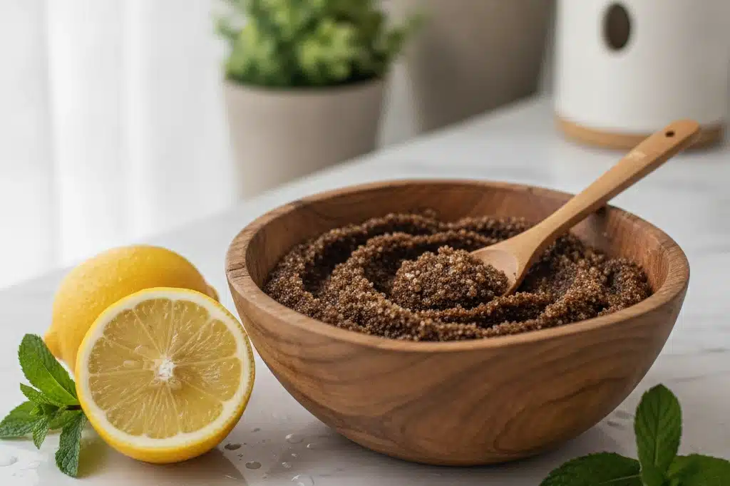 Esfoliante natural feito em casa para rejuvenescer a pele