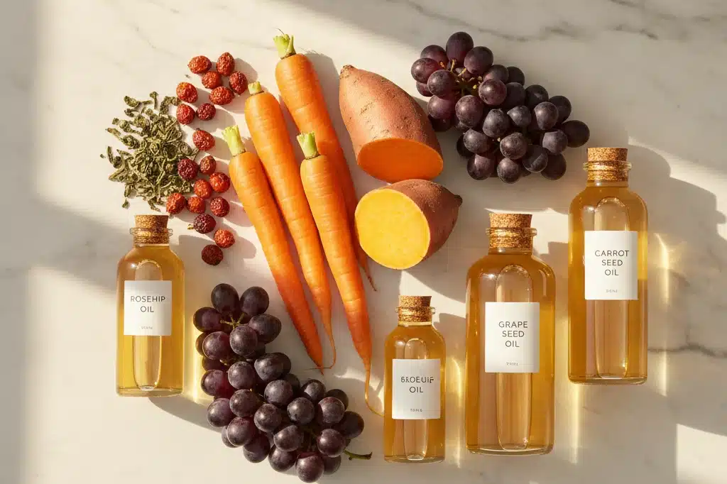 Ingredientes naturais que combatem rugas e rejuvenescem a pele