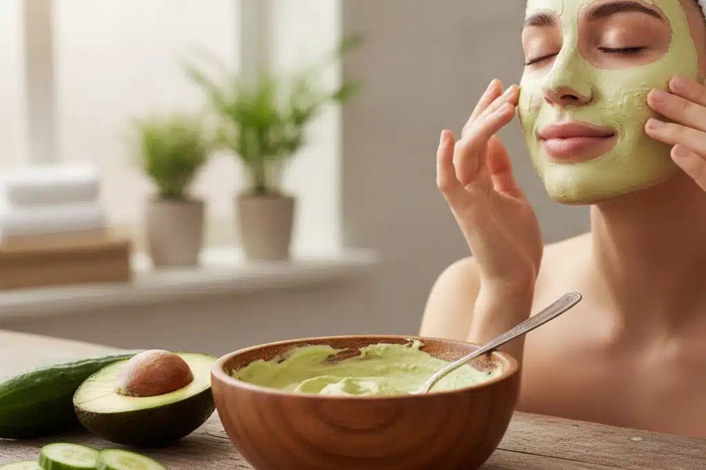 Máscara caseira com abacate para rejuvenescer a pele