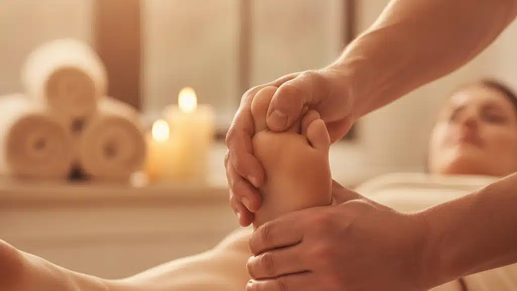Massagem nos pés: técnica eficaz para eliminar inchaço