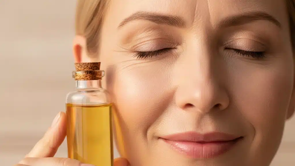 Receita Caseira com Óleos Naturais para Suavizar Rugas Profundas