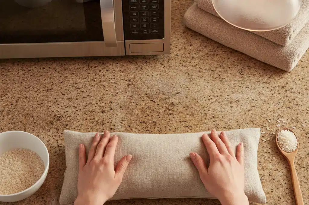 Como fazer compressa quente para aliviar dores no joelho
