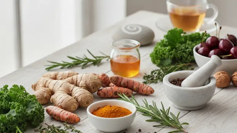Ingredientes naturais contra inflamação e dor articular